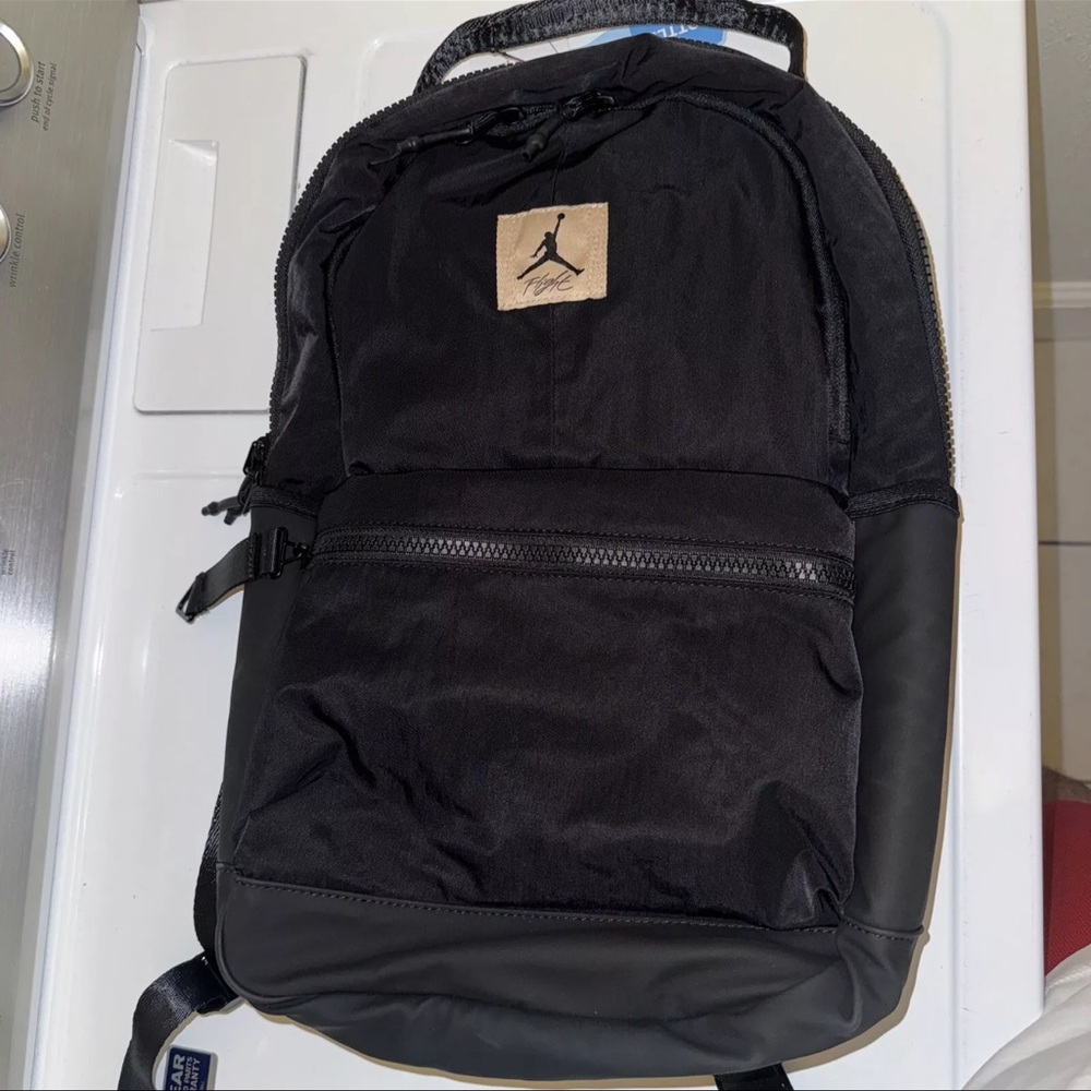 Nike Air Jordan Jumpman Flight Off Court Black Backpack 15" Fits Laptop New